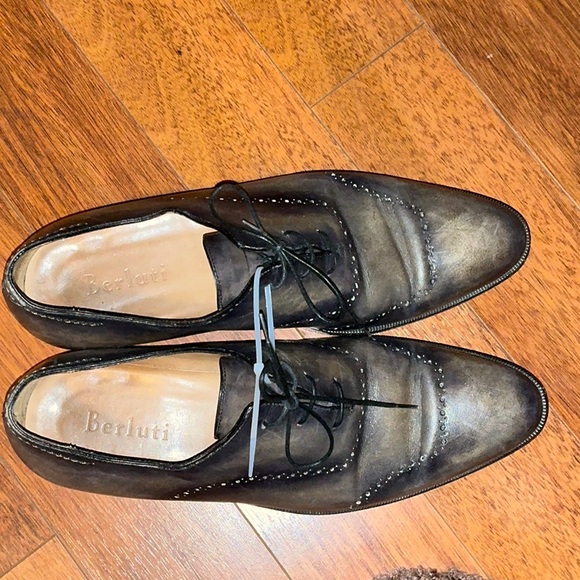berluti dress shoes BERLUTI Paris Fast Track Oxford Brogues Cacao Venezia Leather Shoes